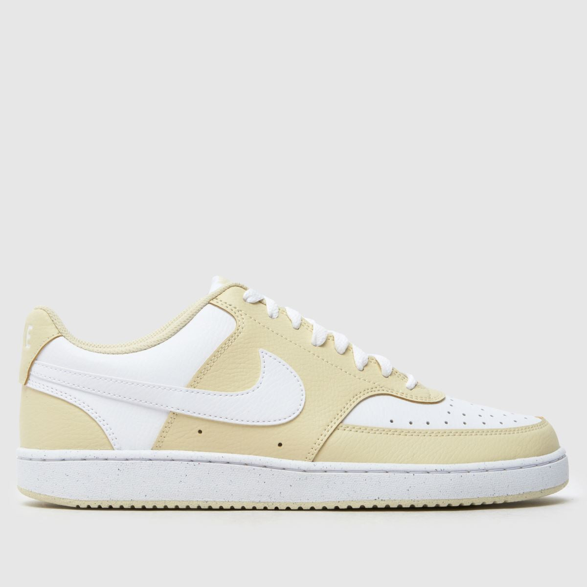 Court Vision in White & Beige