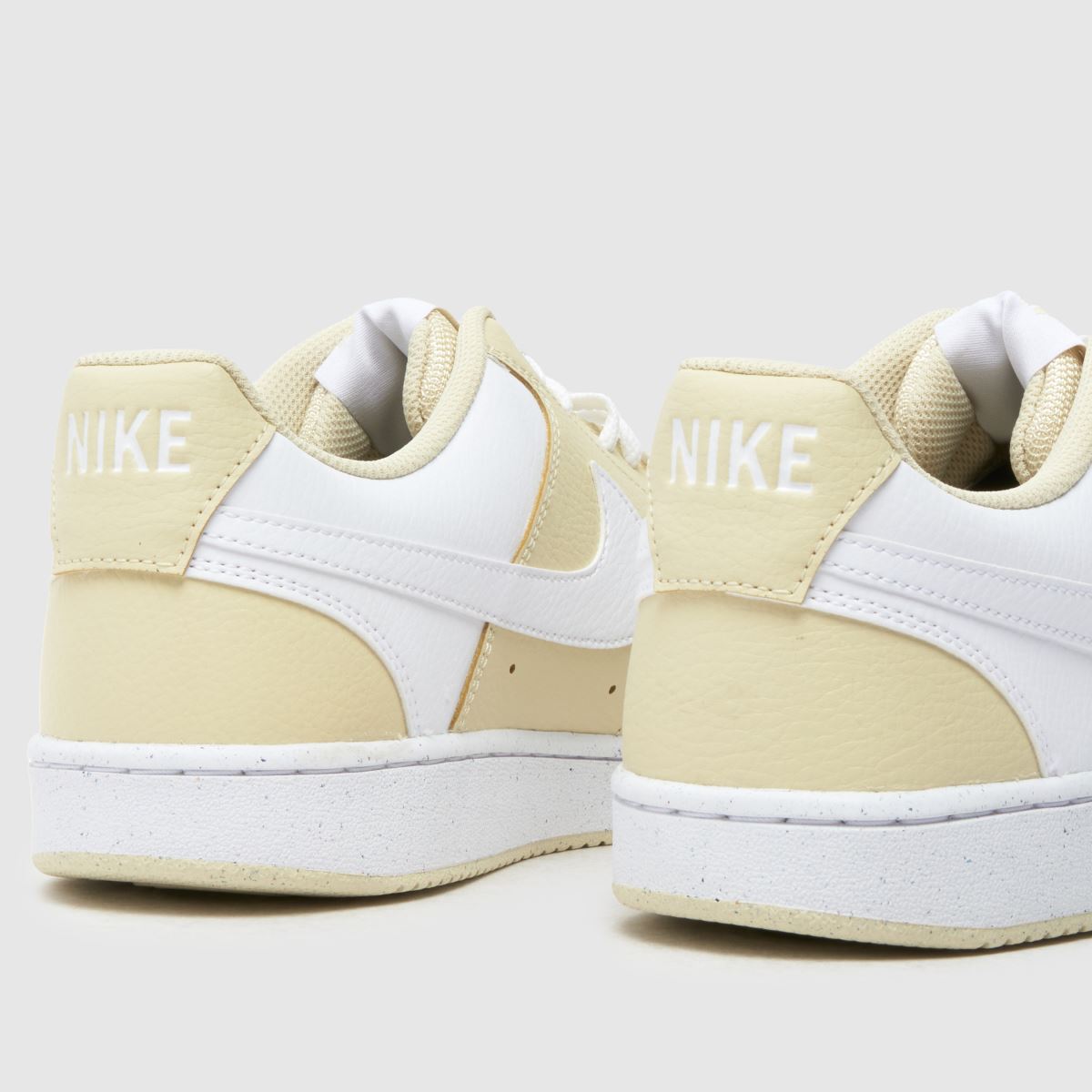 Court Vision in White & Beige