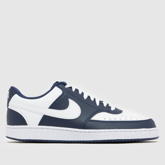 Court Vision in White & Navy
