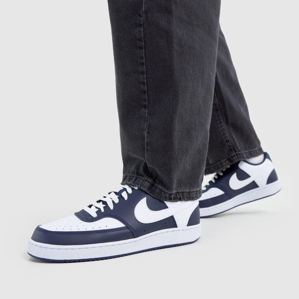Court Vision in White & Navy