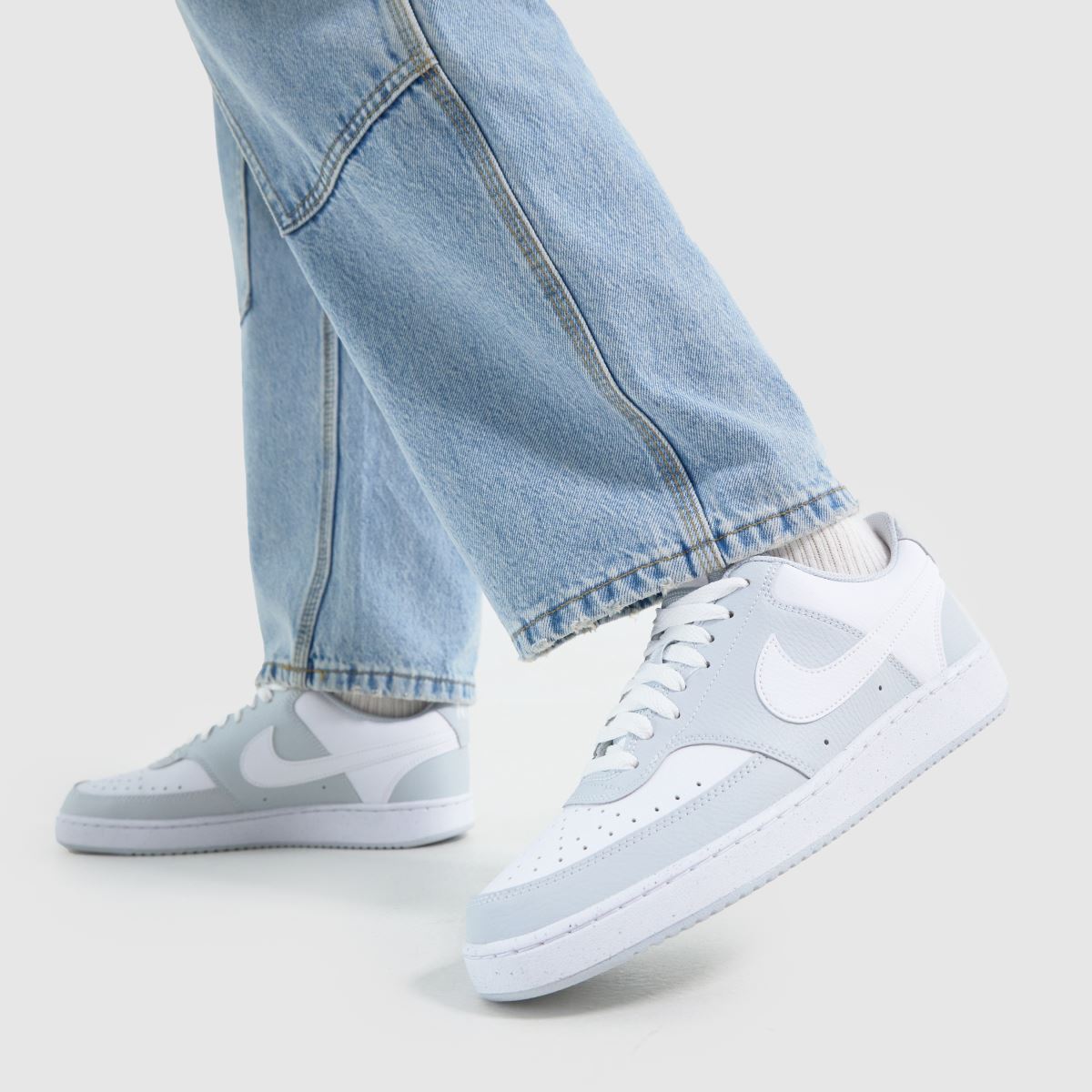 Court Vision in White & grey